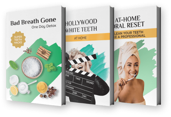 2 Free ProDentim Bonus eBooks: Bad Breath Detox and Hollywood White Teeth